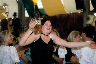 Oktoberfest tent,  
Munich 1999
