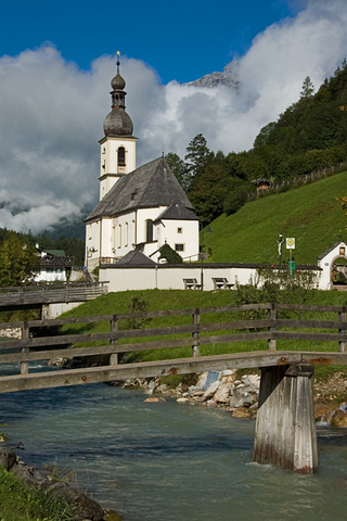 Ramsau church near  
Berchtesgaden, 2006